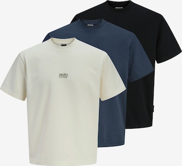 mėlyna JACK & JONES Marškinėliai 'JCOBREEZE': priekis