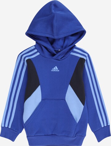 ADIDAS SPORTSWEAR Sportief sweatshirt 'Essentials Colorblock' in Blauw: voorkant