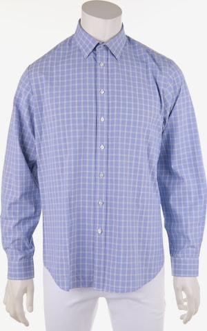 Thomas Pink Button Up Shirt in L in Blue: front