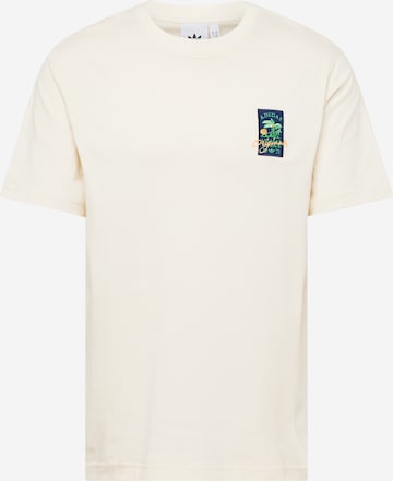 T-Shirt 'OLL' ADIDAS ORIGINALS en blanc : devant