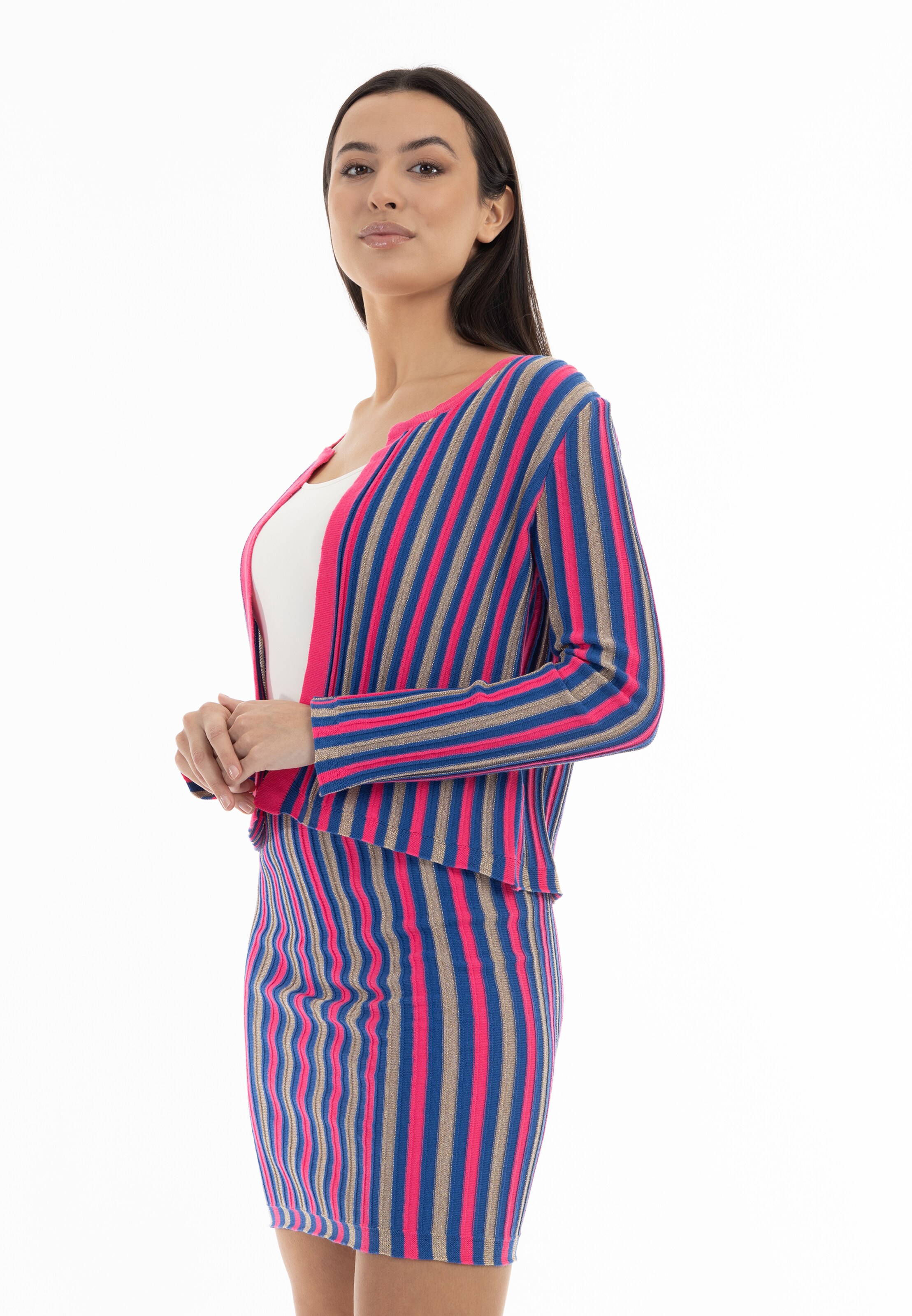 faina Strickjacke in Pink