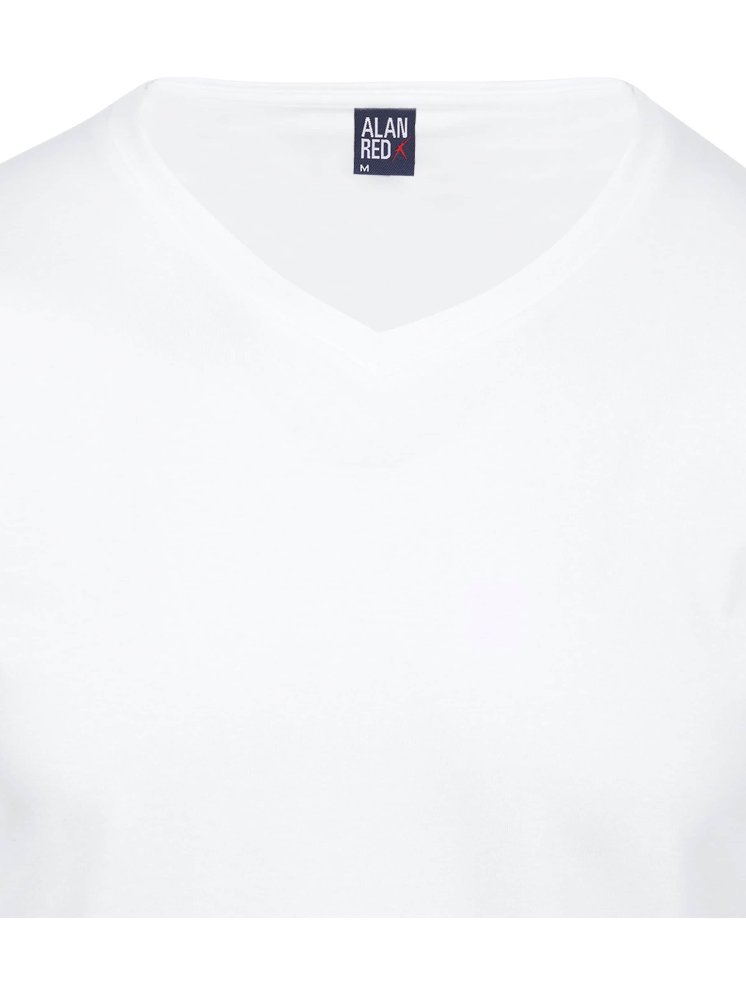 alan red Shirt 'West-Virginia' in White