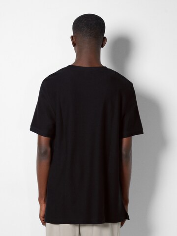 T-Shirt Bershka en noir