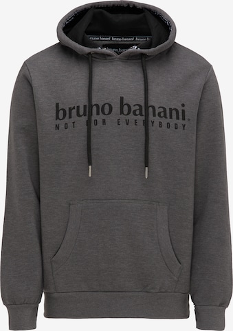 BRUNO BANANI Sweatshirt 'Daniels' in Grey: front