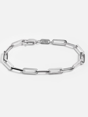 warpedsense Bracelet 'Paperclip' in Silver: front