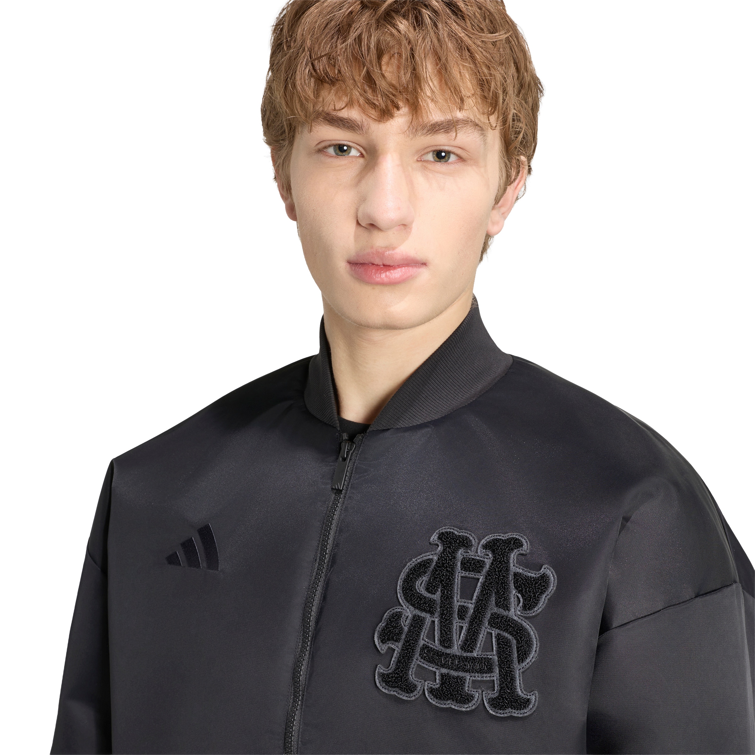 ADIDAS SPORTSWEAR Спортно яке 'DNY SM' в черно
