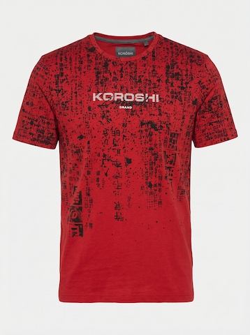 KOROSHI T-Shirt in Rot