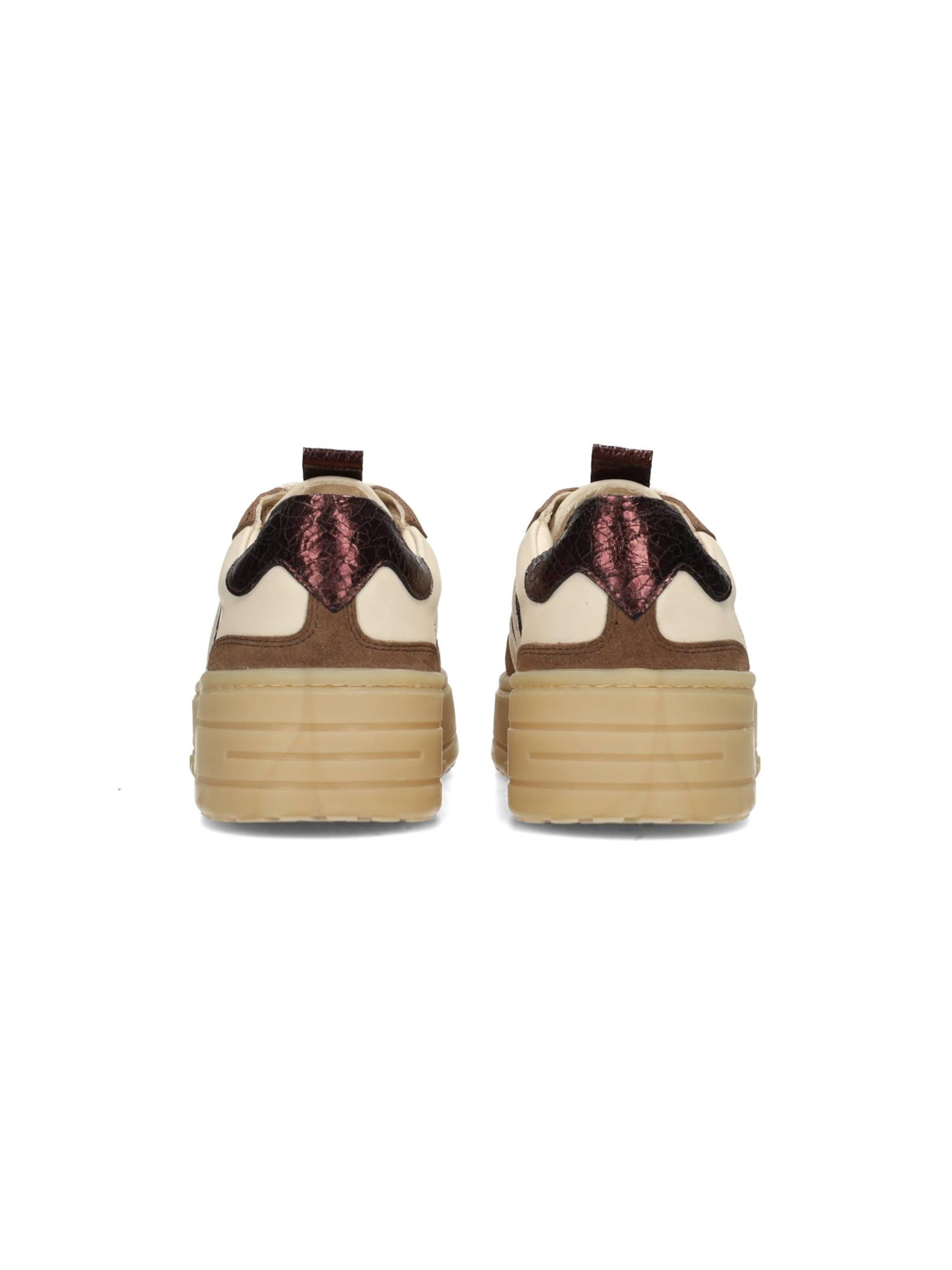 PS Poelman Sneakers laag 'ANEMONE' in Beige
