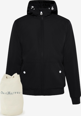 DreiMaster Maritim - Chaqueta funcional en negro: frente