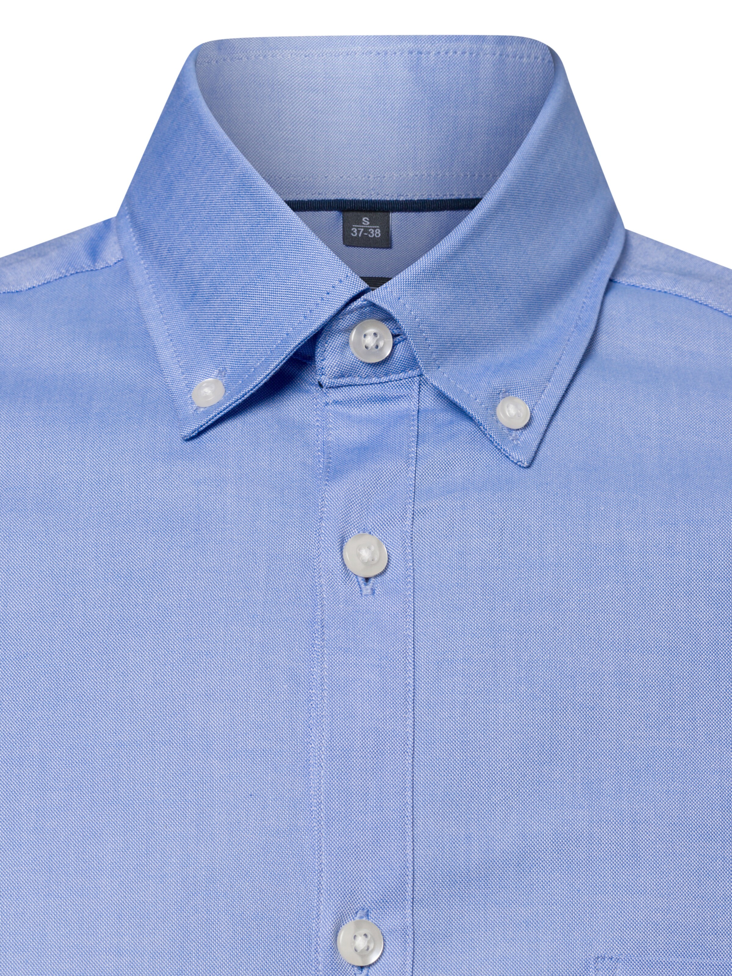 Nils Sundström Slim Fit Hemd in Blau