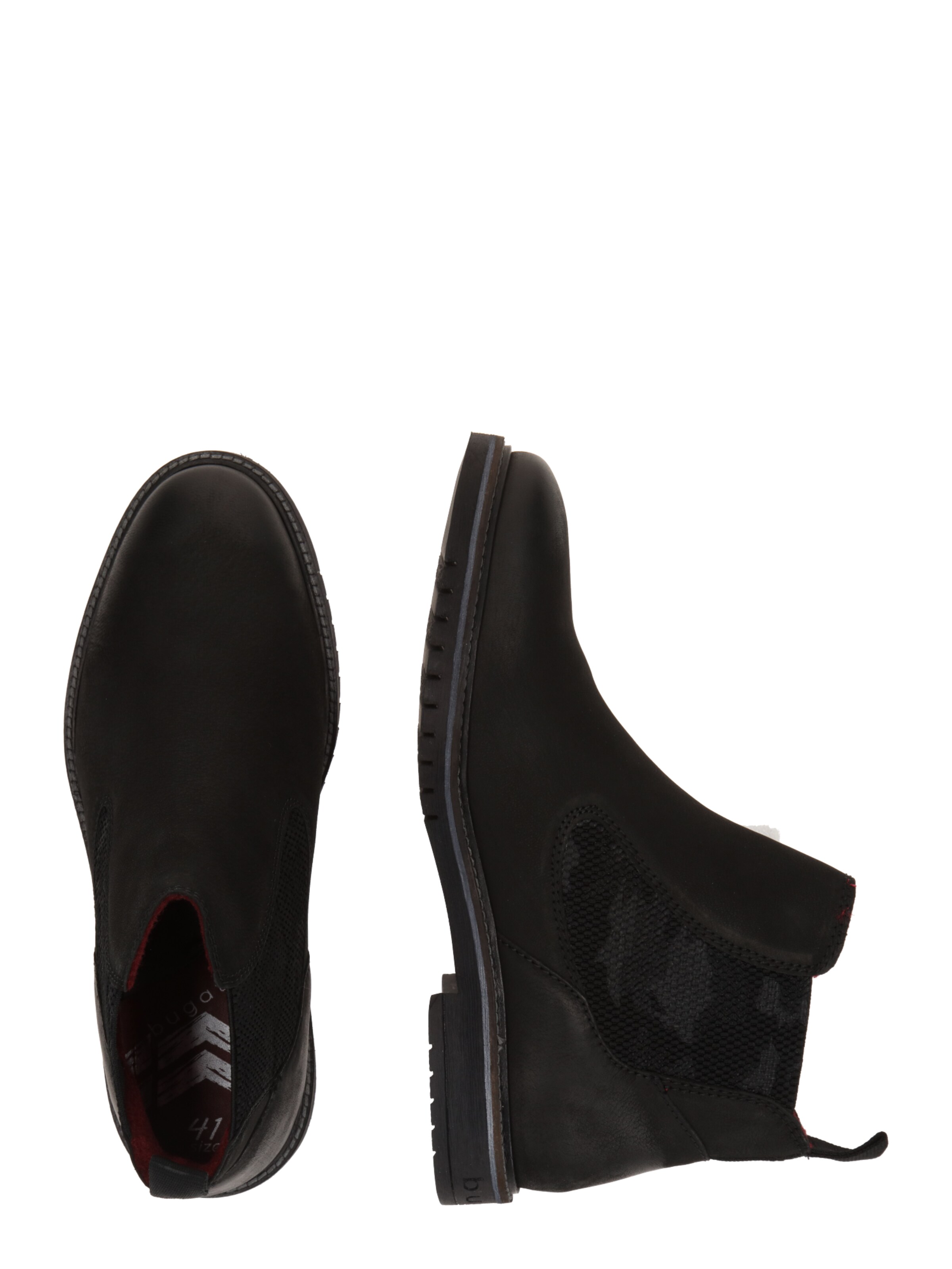 bugatti Chelsea boty 'Caj' – černá