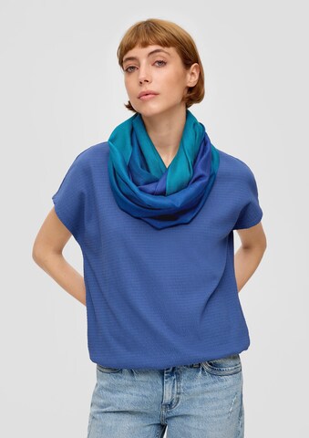 s.Oliver Sjaal in Blauw: voorkant