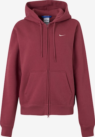 Nike Sportswear Sweatjacka 'Studio' i rosa: framsida