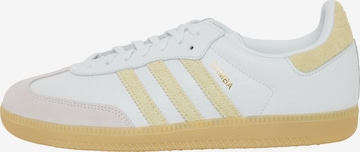 ADIDAS ORIGINALS Matalavartiset tennarit 'SAMBA' värissä valkoinen: etupuoli