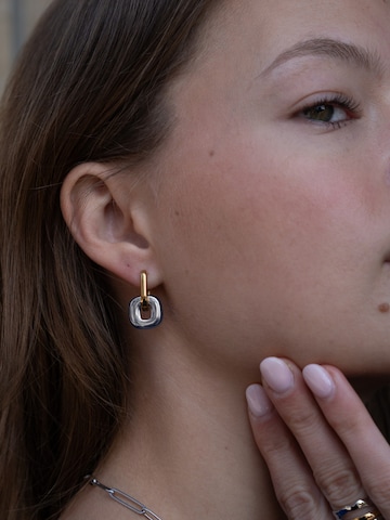 hiBALI Earrings 'Duo Link' in Mixed colors