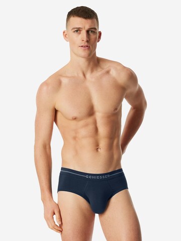 SCHIESSER Slip 'Cotton Flex' in Black: front