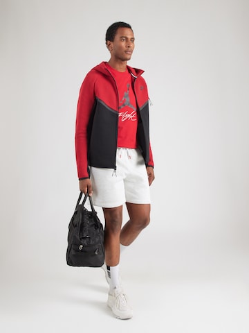 Nike Sportswear Sweatjacka 'Tech Fleece' i röd
