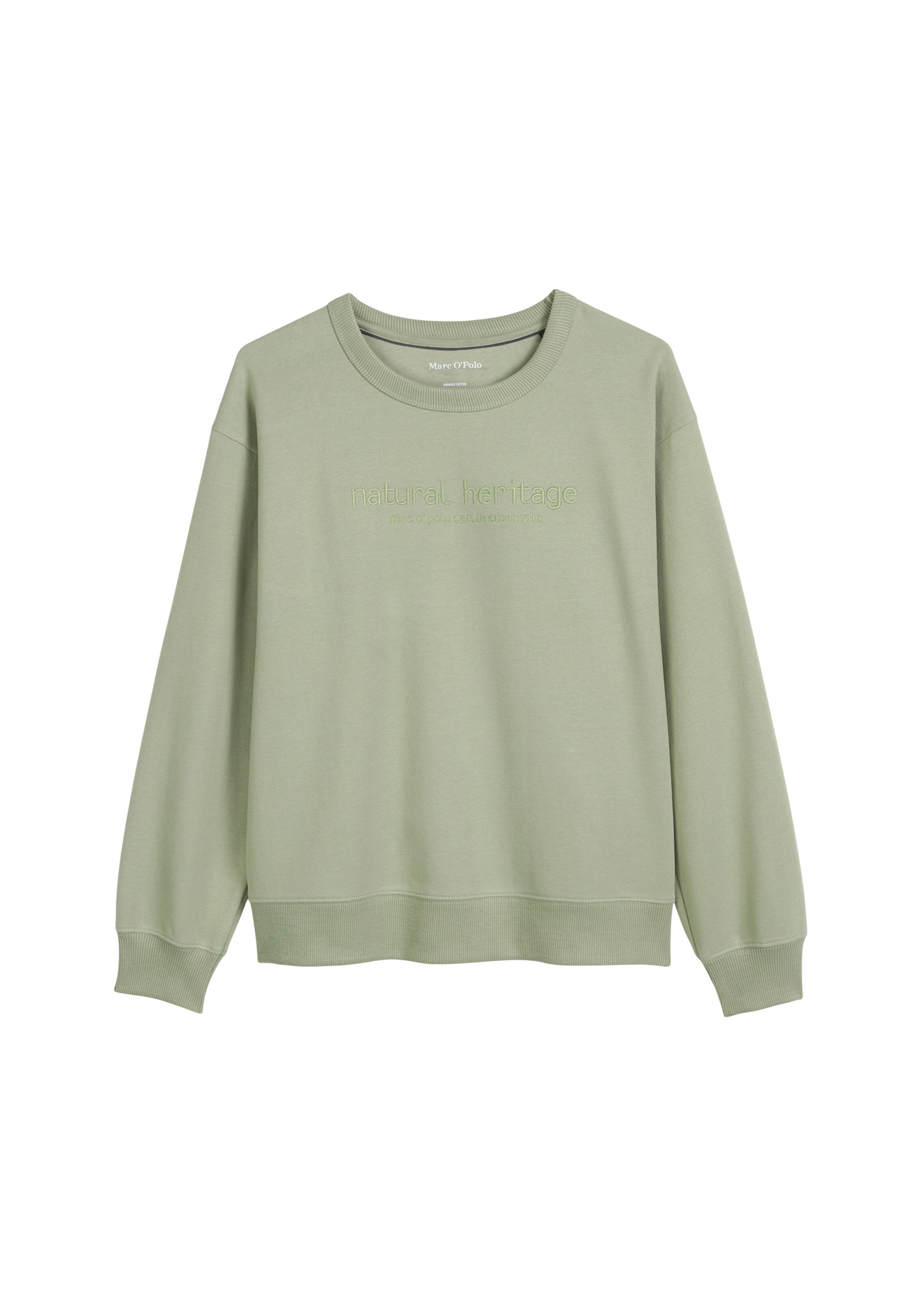 Marc O'Polo Sweatshirt in Grün: Vorderseite