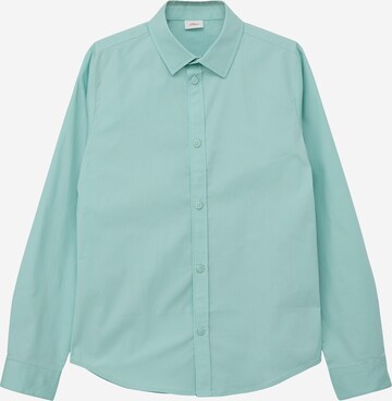 Coupe slim Chemise s.Oliver en bleu : devant