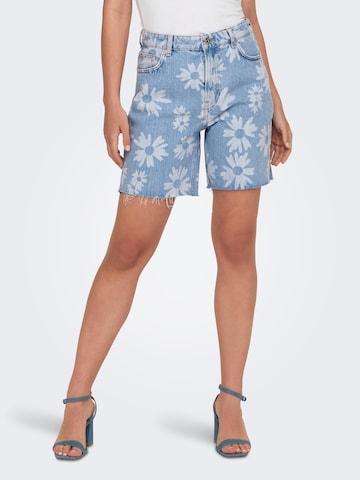 ONLY Regular Shorts 'CAMILLE' in Blau: predná strana