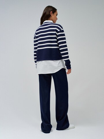 Salsa Jeans Trui 'Hemd' in Blauw