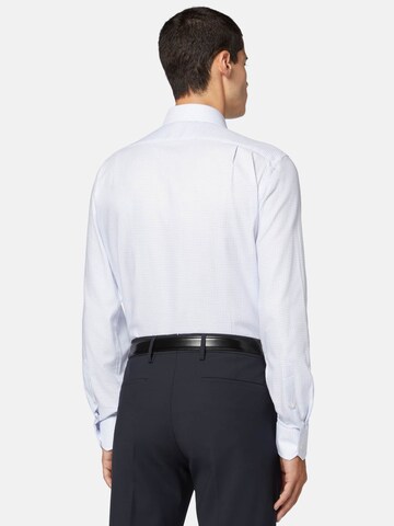Boggi Milano Regular fit Button Up Shirt 'Dobby' in White