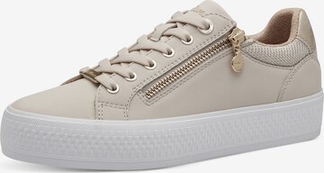 s.Oliver Sneakers laag in Beige: voorkant