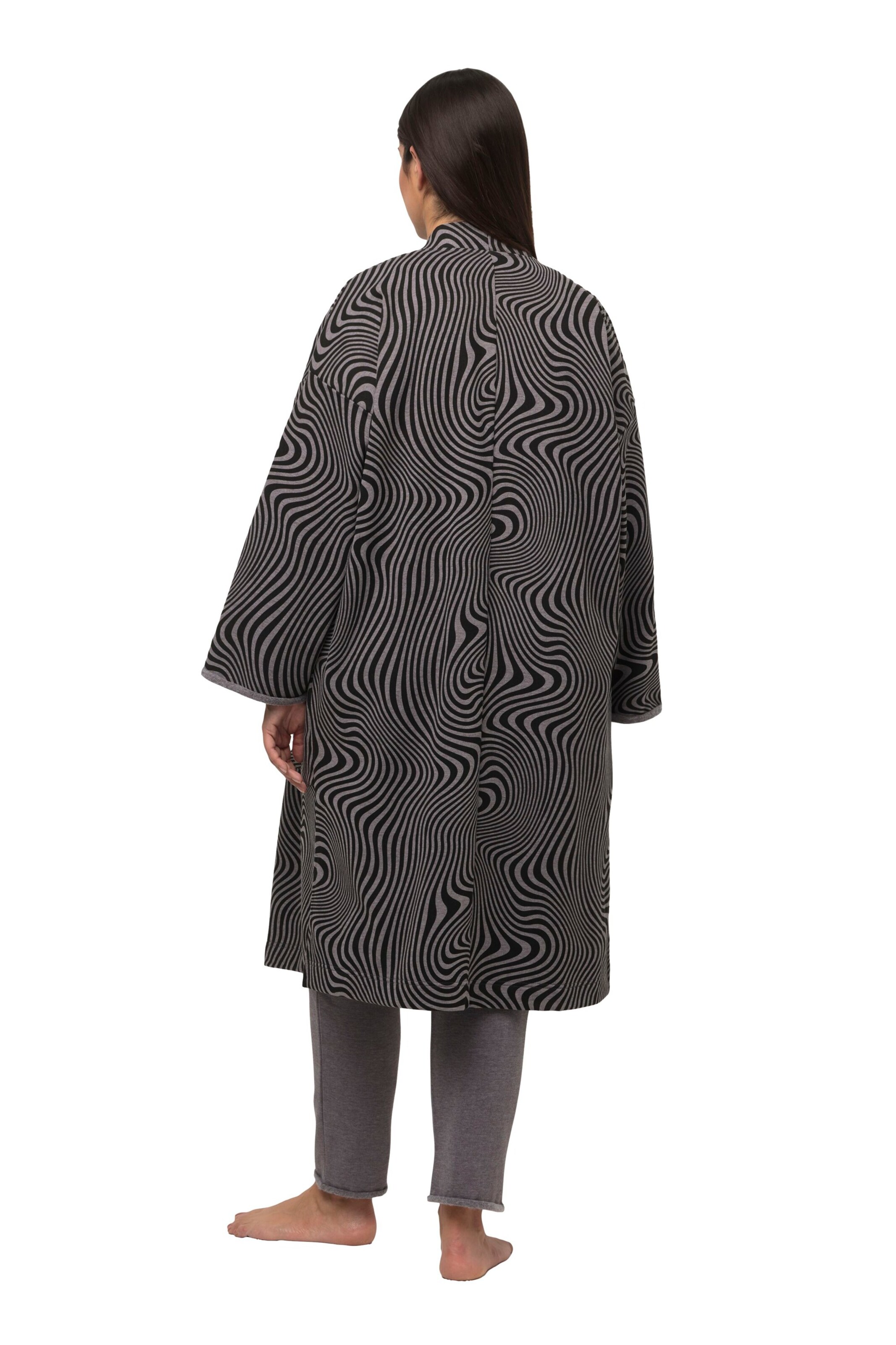 Ulla Popken Sweat jacket in Black