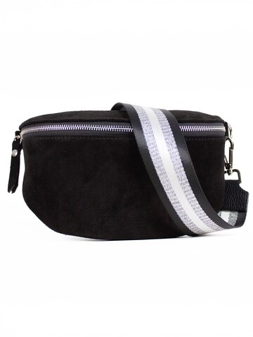 Sacs banane 'ELVA medium' lePelou en noir : devant