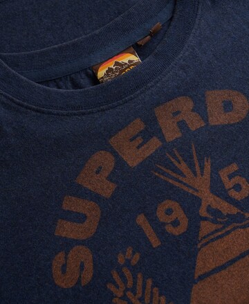 T-shirt 'Lo-Fi' Superdry en bleu