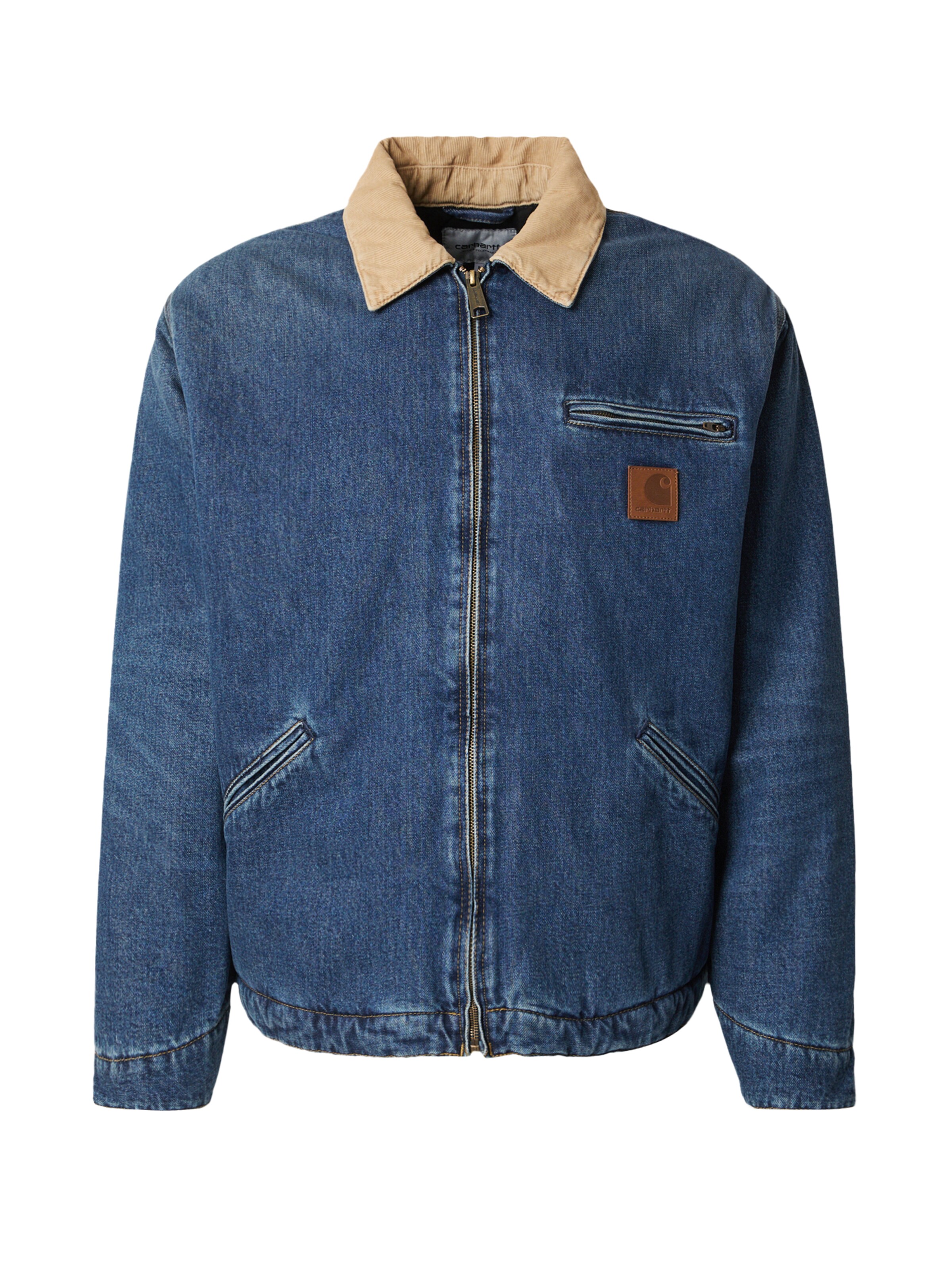 Carhartt WIP Tussenjas 'Detroit' in Blauw: voorkant