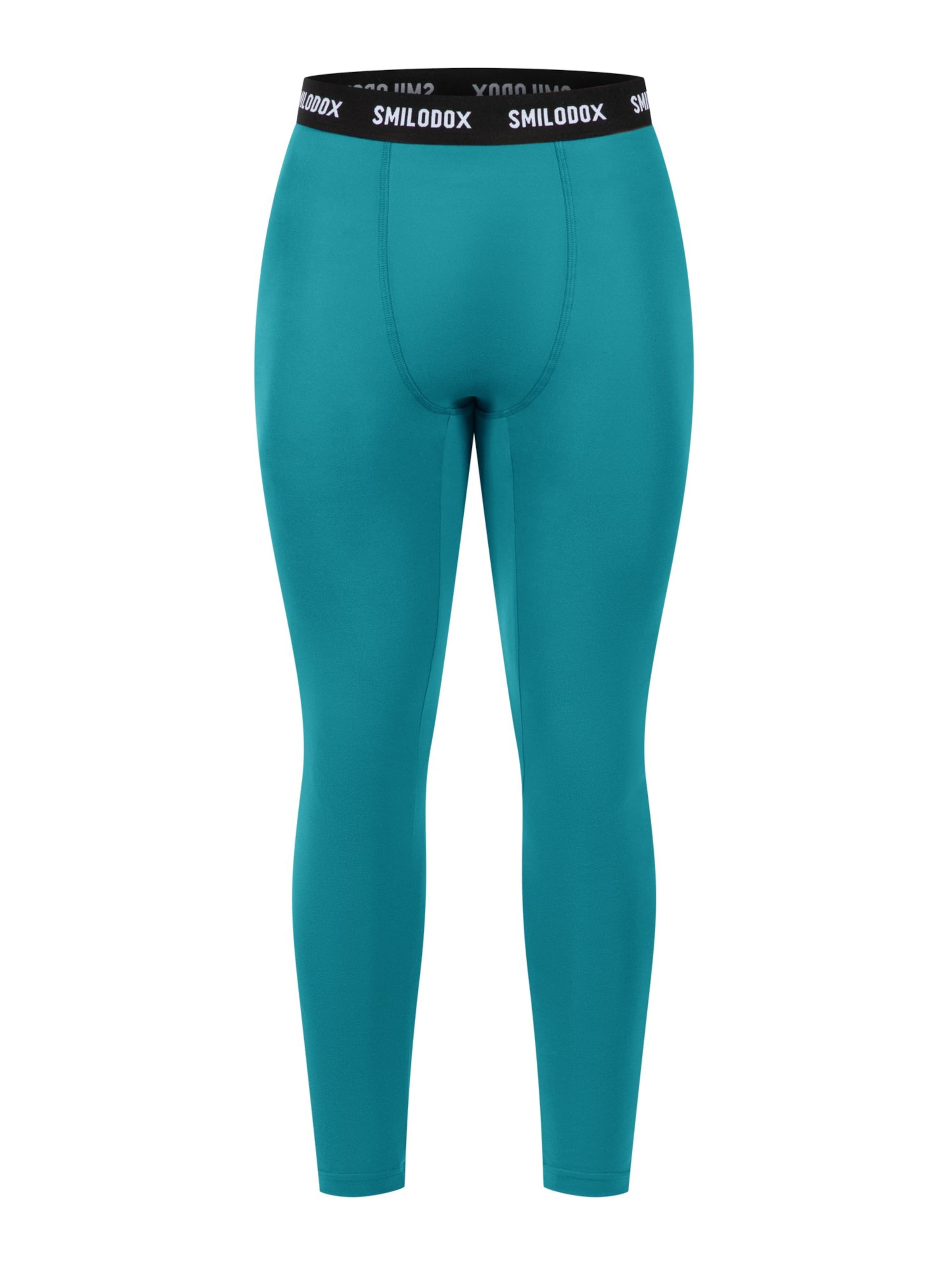 Coupe slim Pantalon de sport 'Xion' Smilodox en bleu : devant