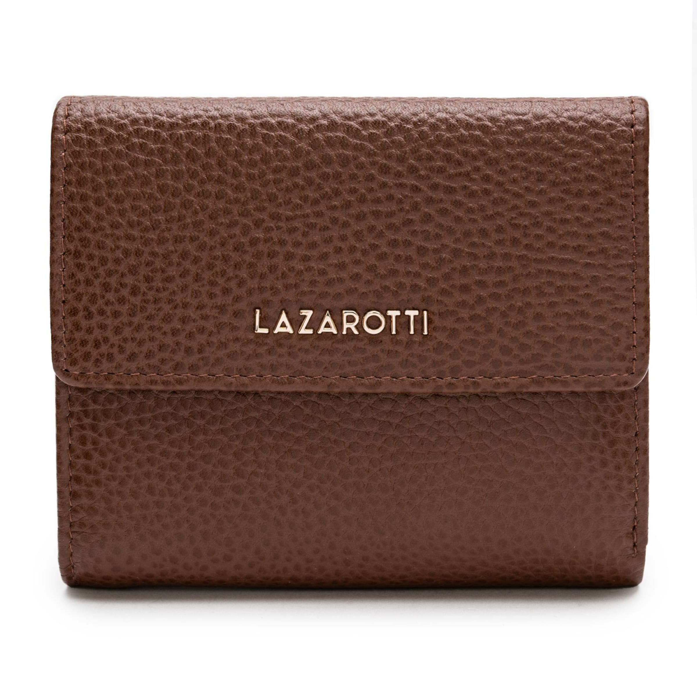 Porte-monnaies 'Bologna' Lazarotti en marron : devant
