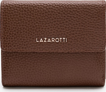 Lazarotti Wallet 'Bologna' in Brown: front