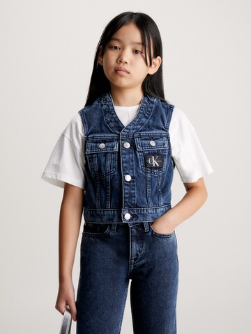 Calvin Klein Jeans Vest in Blue: front