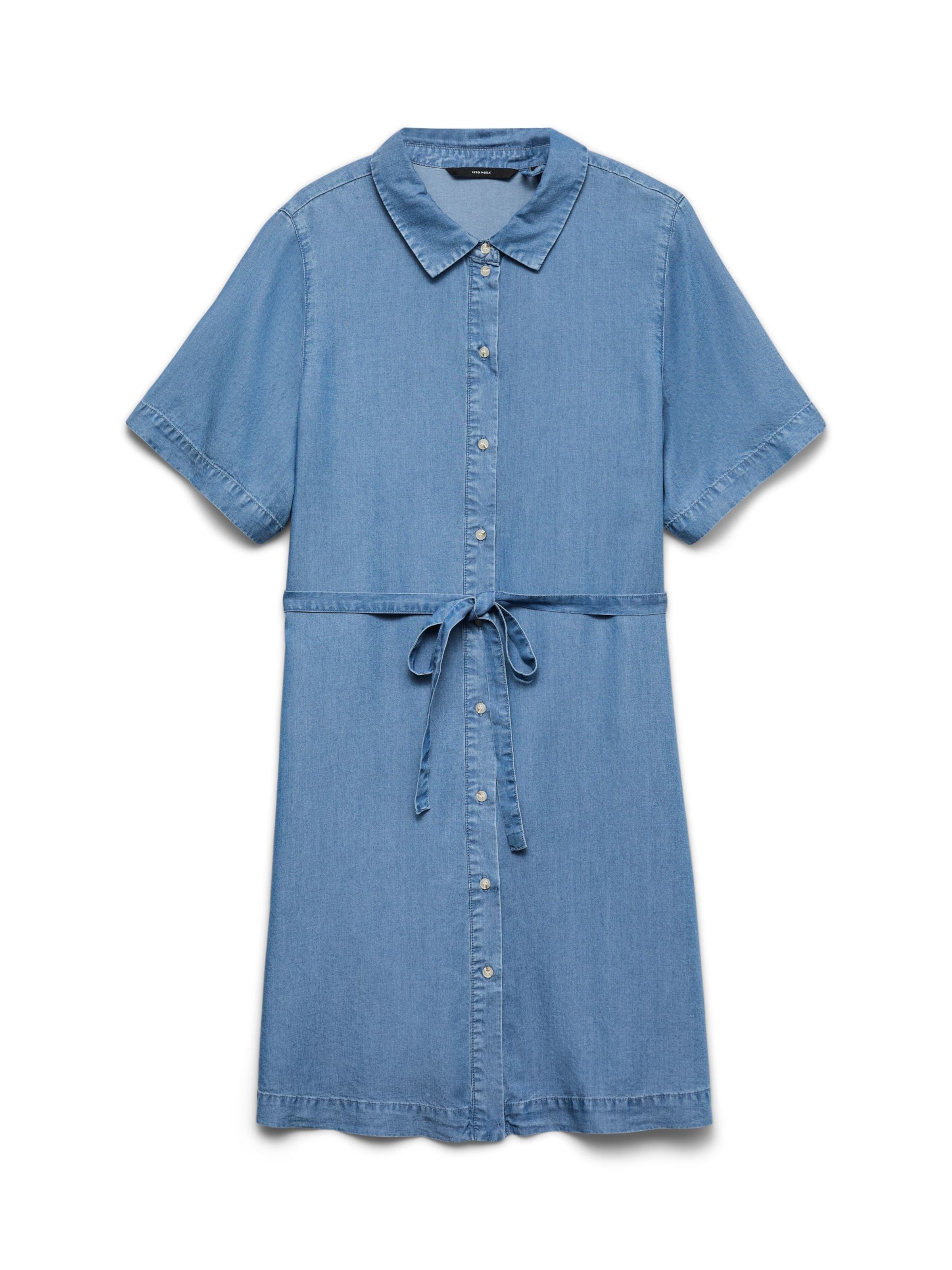 VERO MODA - Vestido camisero 'VMBree' en azul: frente