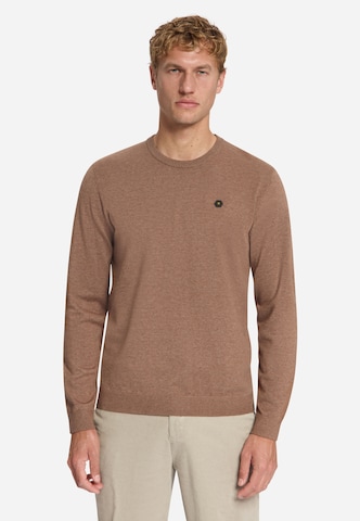 Pull-over No Excess en marron : devant