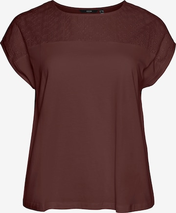 Vero Moda Curve Shirts 'VMCKAYA' i rød: forside