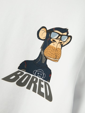 NAME IT Shirt 'NKMDYN BOREDOFD' in White