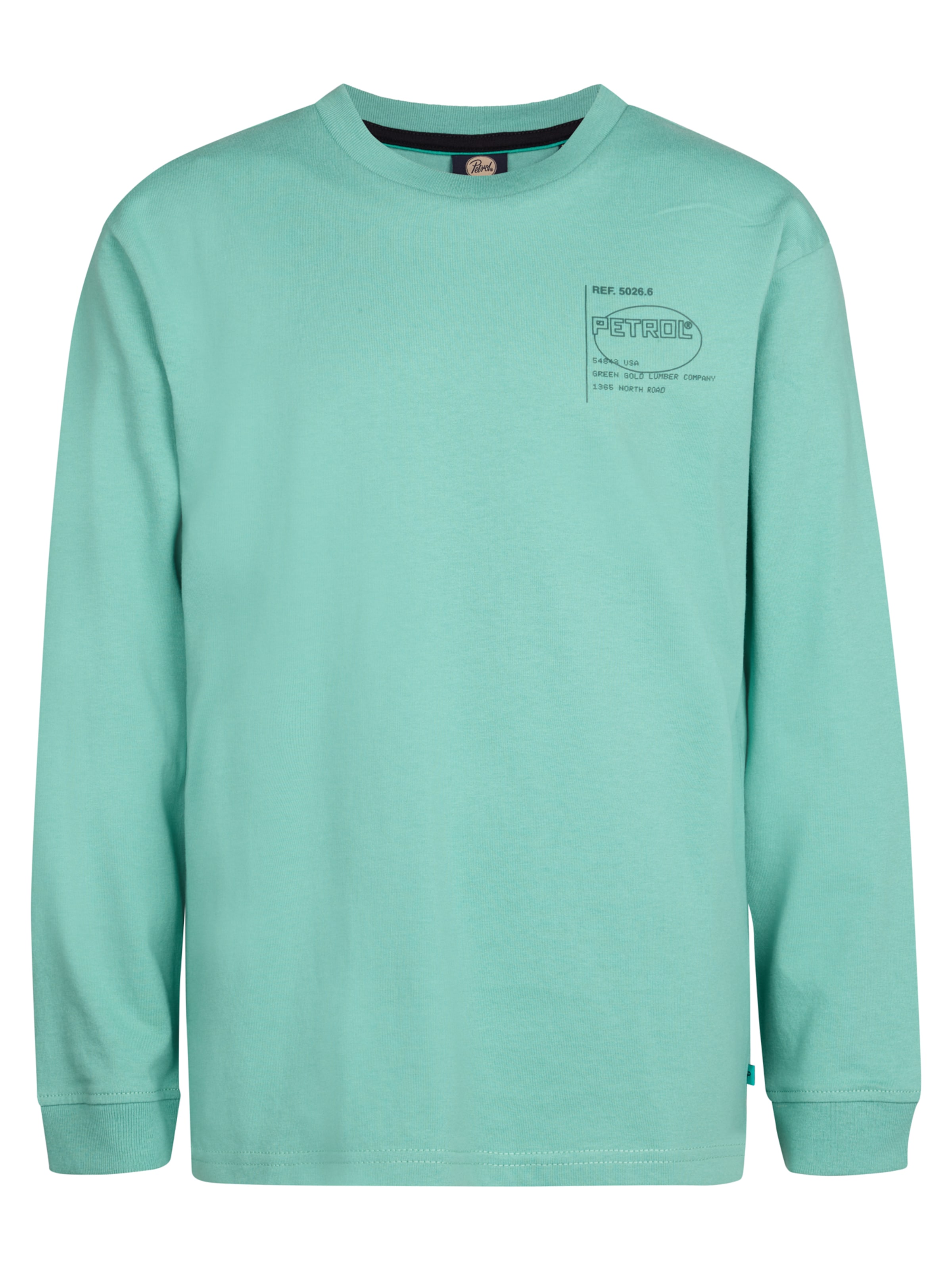 Petrol Industries Shirt 'Shenandoah' in Blauw: voorkant