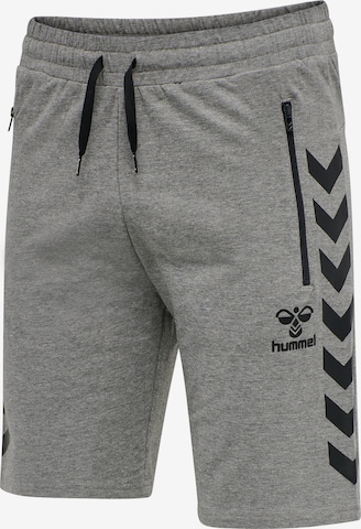 Hummel Regular Workout Pants 'Ray 2.0' in Grey