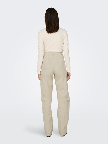 Regular Pantalon cargo 'MALFY' ONLY en beige