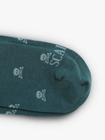 Scalpers Socks 'Skull' in Green