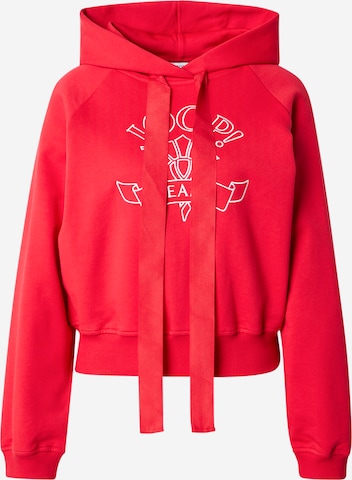 JOOP! Jeans Суичър 'Tinna' в червено: отпред