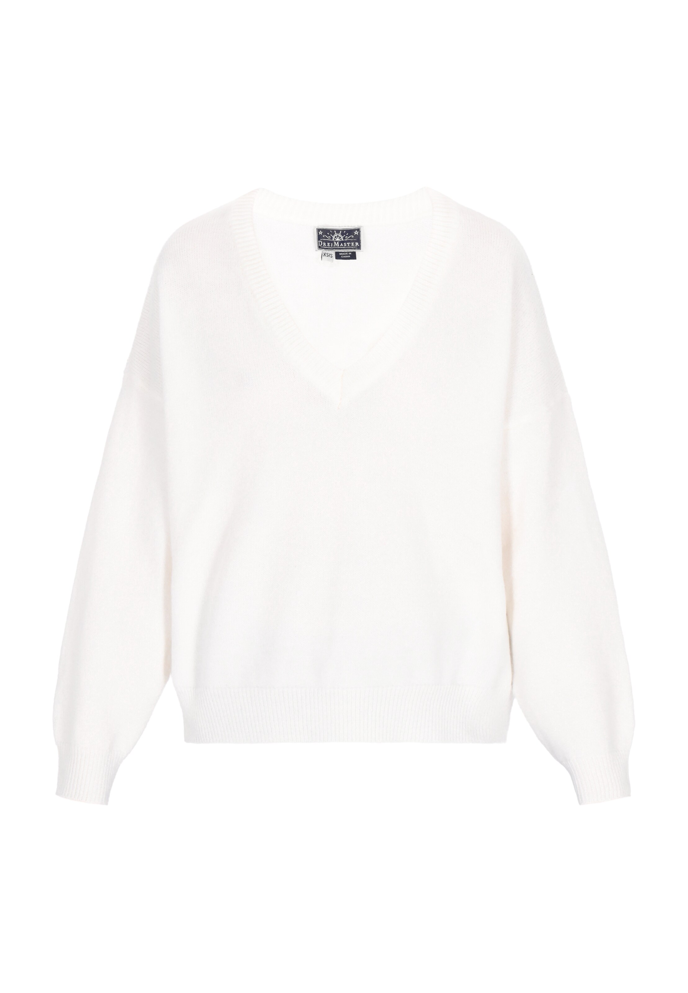 DreiMaster Maritim Свитер в Белый: спереди