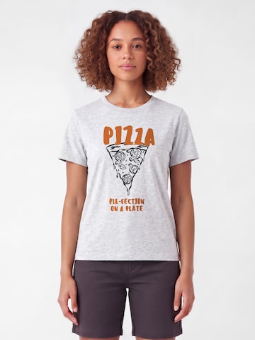 T-shirt Watapparel en blanc : devant