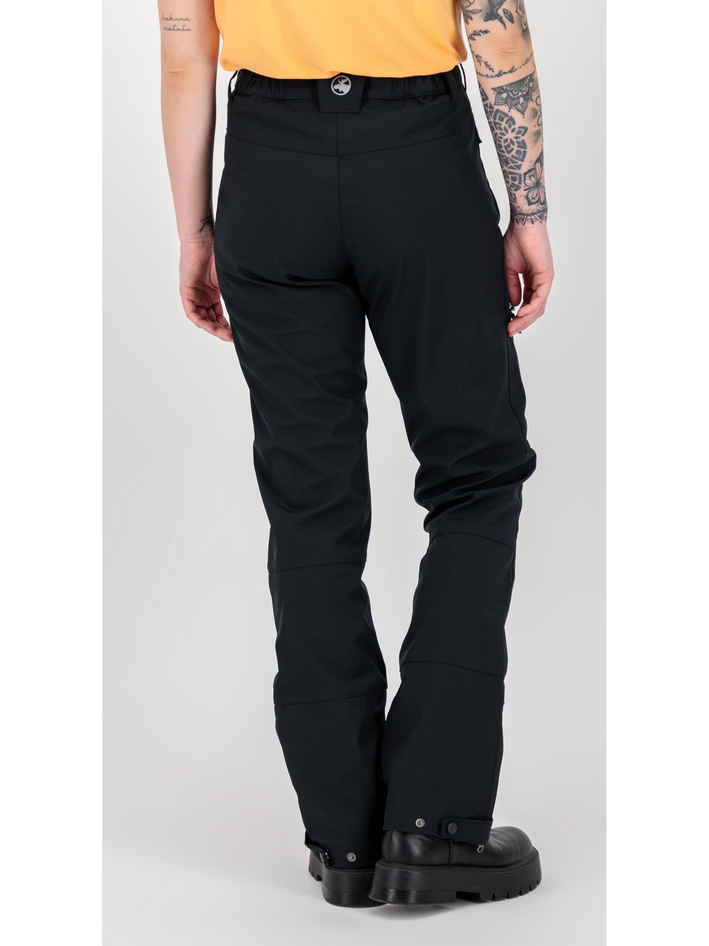 deproc Slimfit Outdoorhose 'STERLING'‌ in Schwarz