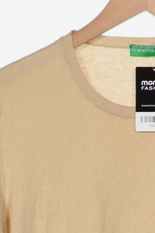 UNITED COLORS OF BENETTON Pullover XL in Gelb