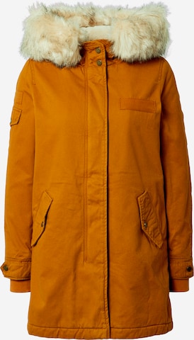 Parka di mezza stagione 'May Life' di ONLY in giallo: frontale