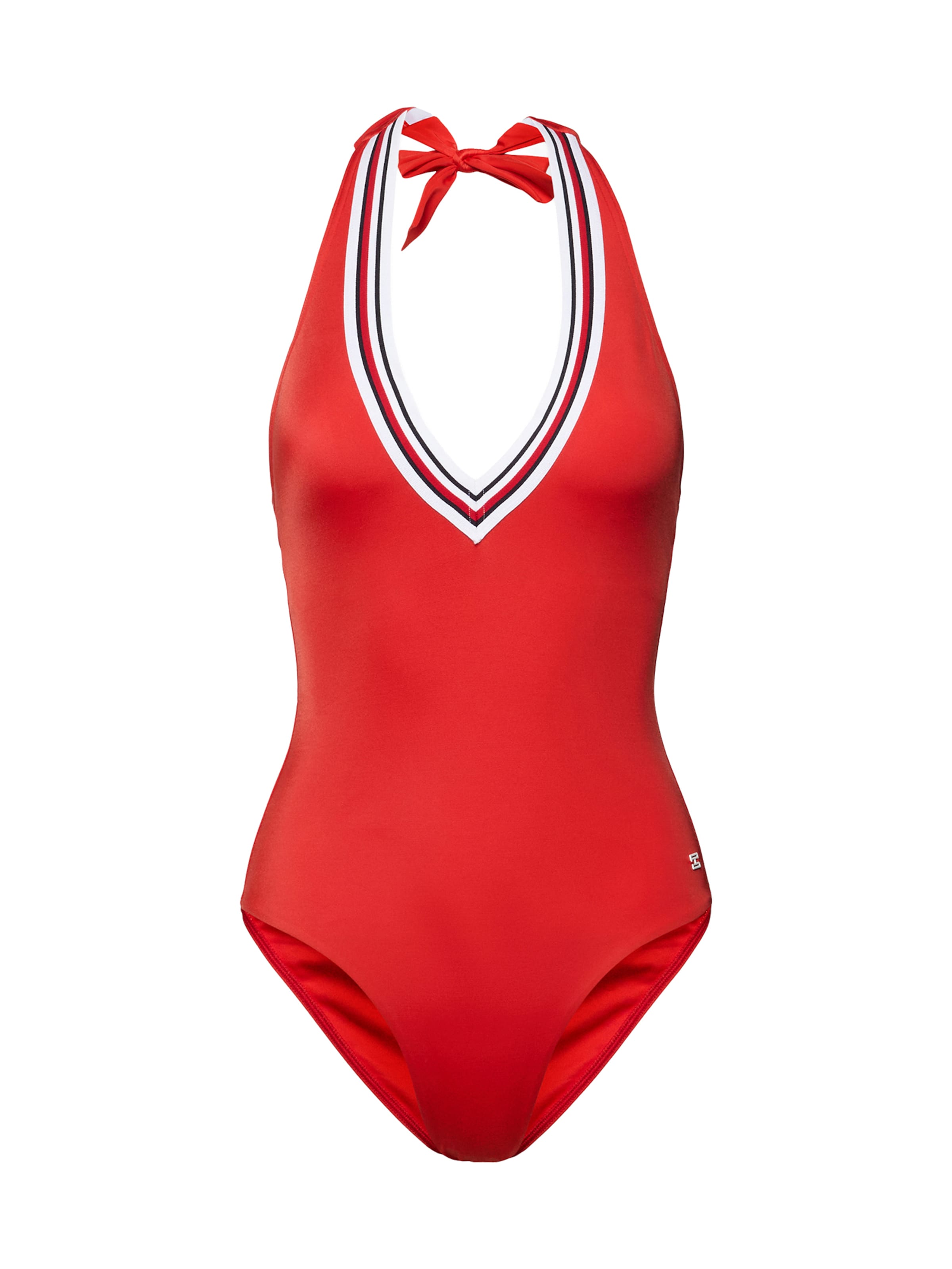 Tommy Hilfiger Underwear Trojúhelníková Plavky – červená: přední strana